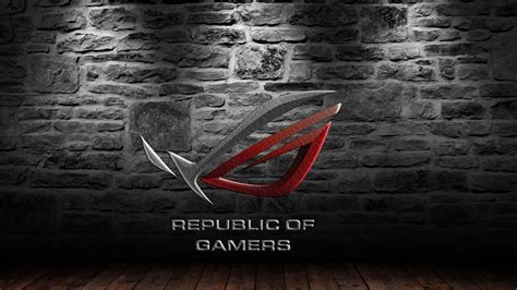 Free Download Asus Rog Republic Of Gamers Logo Hd 1920x1080 1080p Wallpaper And 1920x1080 For