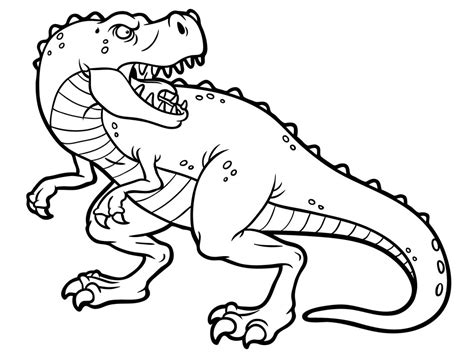 T Rex Clipart Black And White Free Clipart World