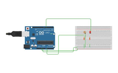 Circuit Design Arduino With Photoresistor Tinkercad