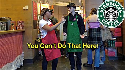 Fake Starbucks Employee Prank Youtube