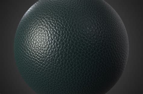 Synthetic Black Leather Pbr Texture 3d Fabric Cuir High Resolution Free