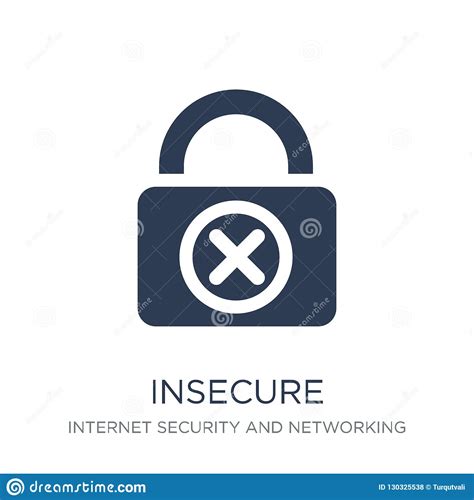 Insecure Icon. Trendy Flat Vector Insecure Icon On White Background ...
