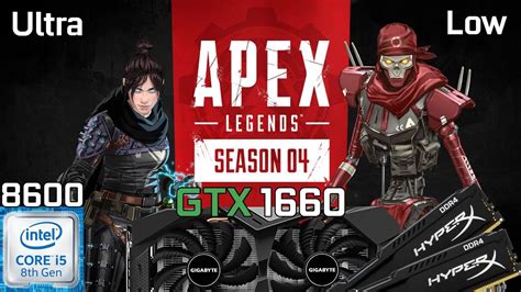 Apex Legends Gtx 1660 I5 8600 Youtube