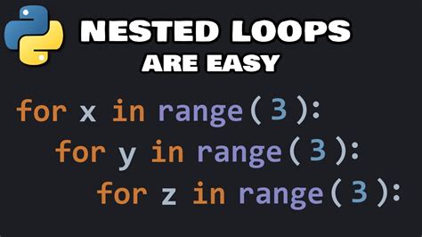 Nested Loops In Python Are Easy ➿ Youtube