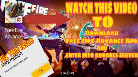 This advanced server apk is only available for android and it is not found on google play! How To Enter In Free Fire Advance Server || Download Free ...