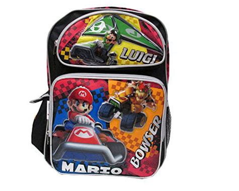 Super Mario Bros Backpack Nintendo Super Mario Luigi Bowser