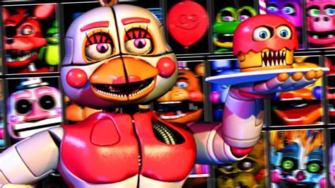 Funtime Chica And More New Animatronics Revealed Five Nights At