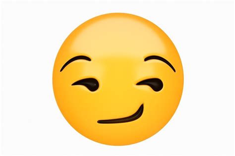 Emoji Smirking Face 3d Model Cgtrader