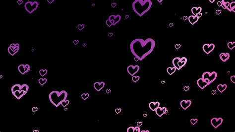 Purple And Pink Love Hearts Overlay For Edits Youtube