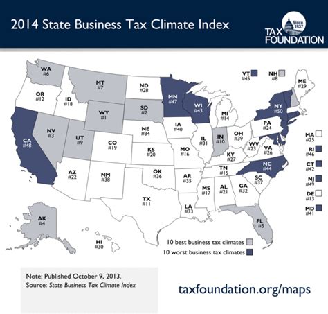 Tax Foundation Ranks New Yorks Business Tax Climate The Worst In The