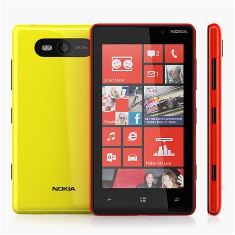 Nokia Lumia 820 3d Model 19 Unknown 3ds Max Obj Free3d