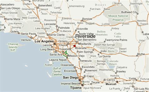 Awesome Map Of Riverside California California Map Riverside