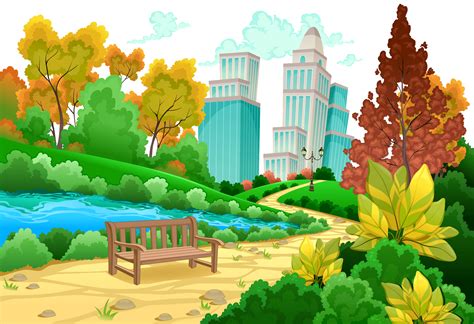 Nature Park Vector Png Vector Psd And Clipart With Transparent