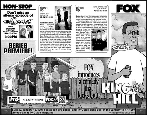 Print Ad For The Series Premiere Of King Of The Hill After An All New