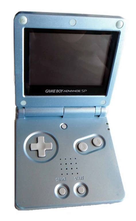 Buy Game Boy Advance Sp Console Pearl Blue Ags 001 Game Boy Advance