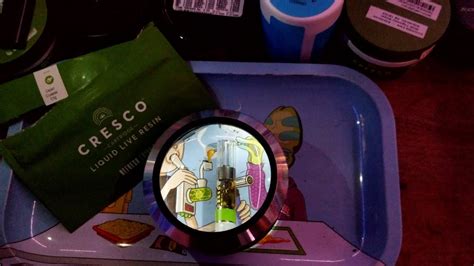 Cresco Caped Crusader Liquid Live Resin Cartridge Up Close