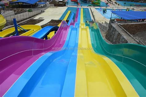 Amusement Park Long Pool Slides Fiberglass Swimming Pool Tube Slide