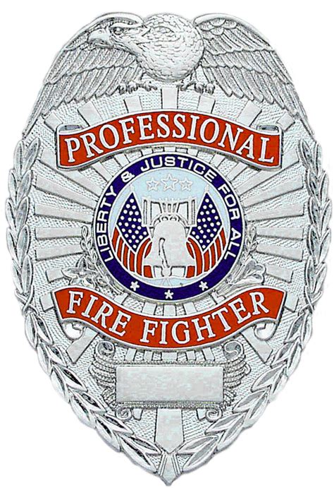 Smith And Warren Professional Firefighter Badge W54 Midwest Public