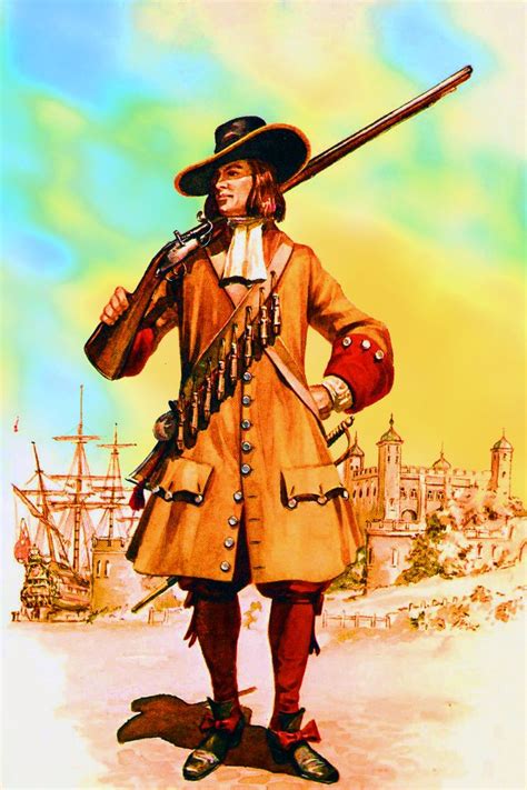 Soldier Of The Duke Of York And Albanys Maritime Regiment Of Foot 1664