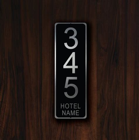 Custom Hotel Room Number Sign Hotels Room School Signs Business Signs
