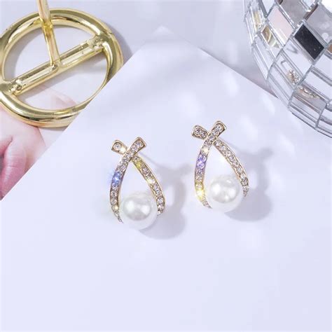 Sex Mama Drop Earrings Jewelry Earrings T Gold Rhinestone Big Earrings Crystal Earrings