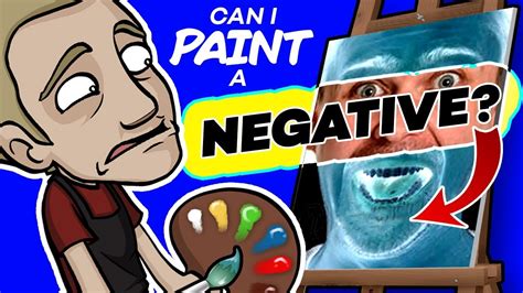 The Inverted Color Challenge Can I Paint A Negative Youtube
