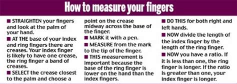 Hands Up How Your Fingers Reveal So Much About You Daily Mail Online