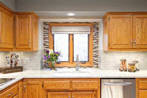 Matching Oak Cabinets With Quartz Countertops Granite Expo