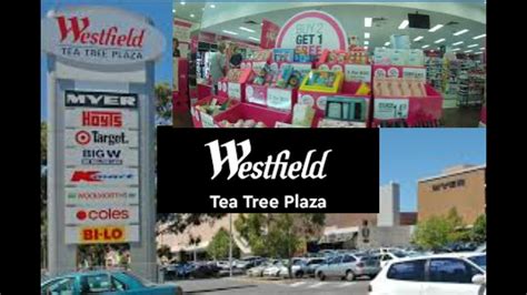 westfield shopping center tea tree plaza in south australia youtube