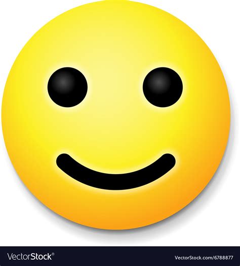 Yellow Laughing Happy Smile Emoji Smile Symbol Vector Image