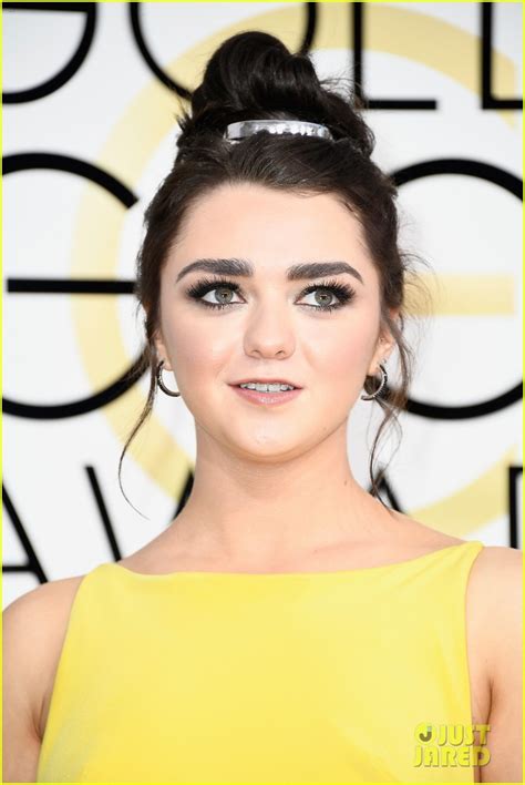 Maisie Williams Is Ray Of Sunshine At Golden Globes 2017 Photo