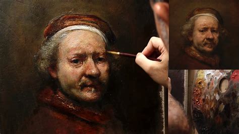 Rembrandt S Painting Technique Demo YouTube