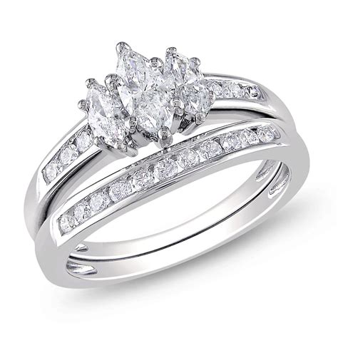 Wedding Set Marquise Diamond Ring Wedding Ring Sets Bridal Ring Sets