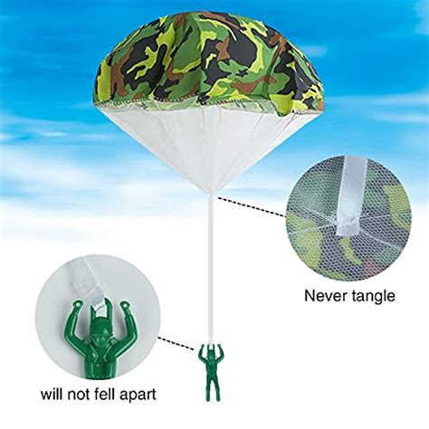 Army Camo Parachute Toys For Kids Hand Throwing Kids Outdoor Games