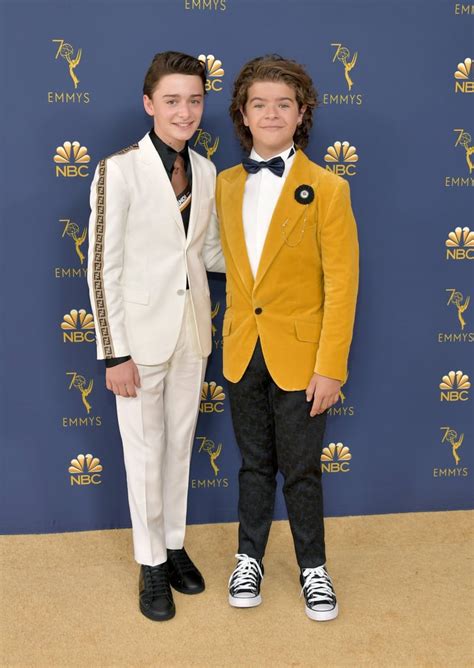 Stranger Things Cast Outfits Emmys Red Carpet 2018 Popsugar Fashion Uk