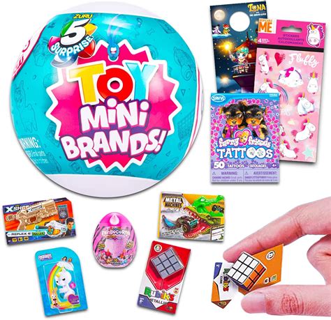 buy mini toys zuru 5 surprise mini brands series 1 mystery ball set surprise mini food toys