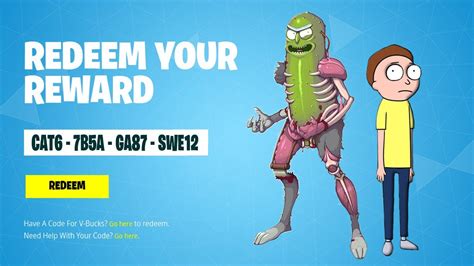 How To Get Pickle Rick Skin And Morty Skin Free In Fortnite Unlock