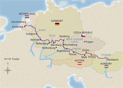 Elbe River And Danube Main River On A Map Google Search European River Cruises Viking