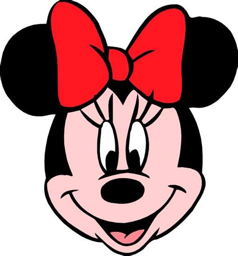 Minnie Mouse Head Template Clipart Best