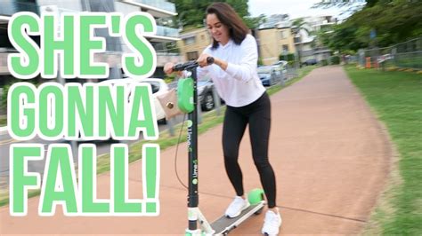 how to ride a lime scooter 😂 youtube