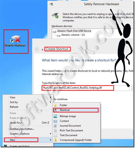 Safely Remove Usb Drives Via A Windows 881 Or 10 Desktop Shortcut