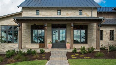Limestone Homes Designs Mountain Ranch Style Home Plans Texas