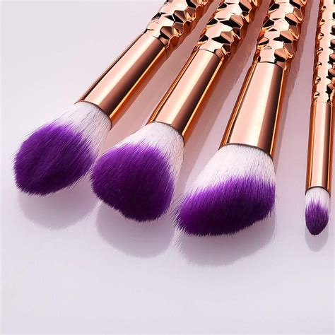 Mothers Day T Beauty Makeup Brushes Set With Honeycomb