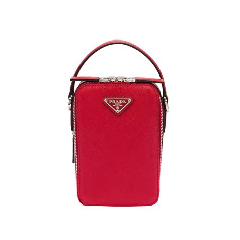Prada Brique Saffiano Leather Cross-Body Bag | Saffiano ...