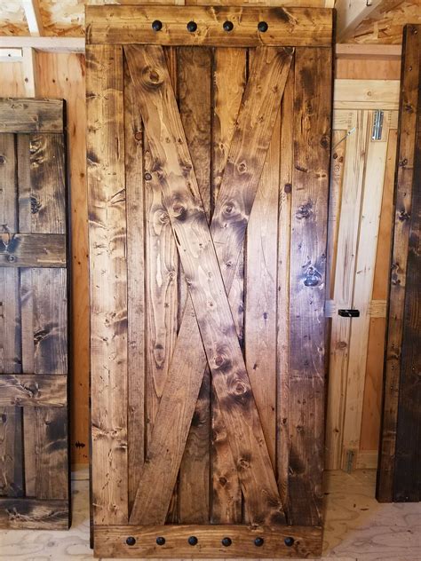 X Brace Barn Door Sliding Wooden Door Barn Door With Or Without