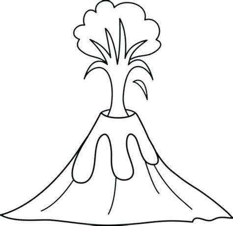 Volcano lava cartoon, volcano eruption, happy birthday vector images, flame png. Volcano Eruption Sketch at PaintingValley.com | Explore collection of Volcano Eruption Sketch