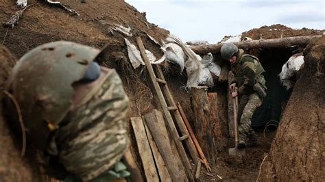 Ukrainian President Volodymyr Zelensky Heads To The Trenches As Russian