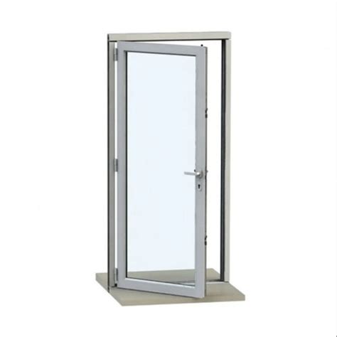 7x25 Foot 18 Mm Thick Polished Finished Stainless Steel And Glass Door