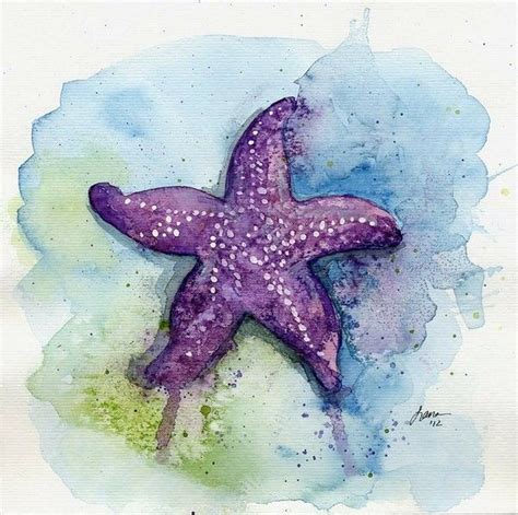 Image Result For Watercolor Starfish Watercolor Sea Watercolor Animals