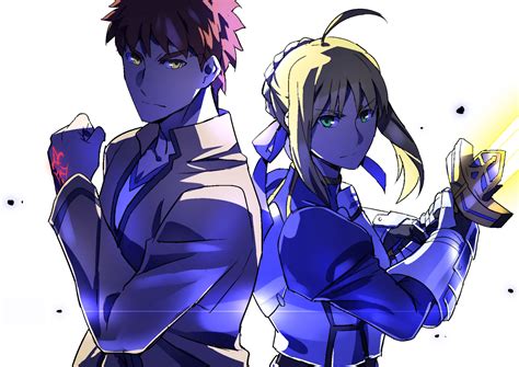 Fate Stay Night Shirou And Saber